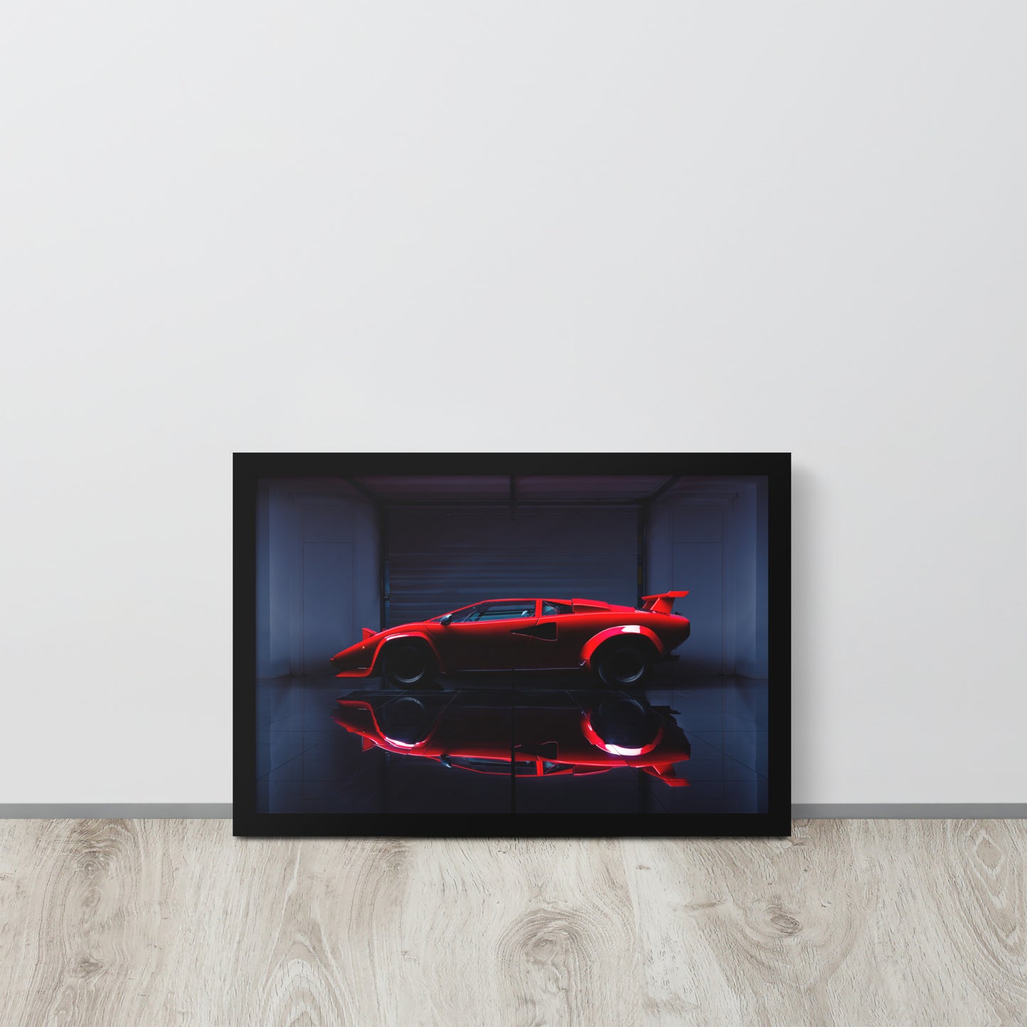 #1989F - Lamborghini Countach Framed Print