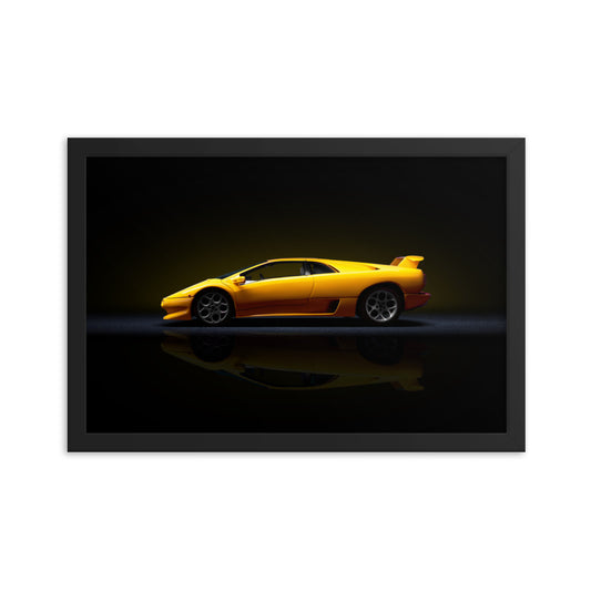 Lamborghini Diablo - Framed Print
