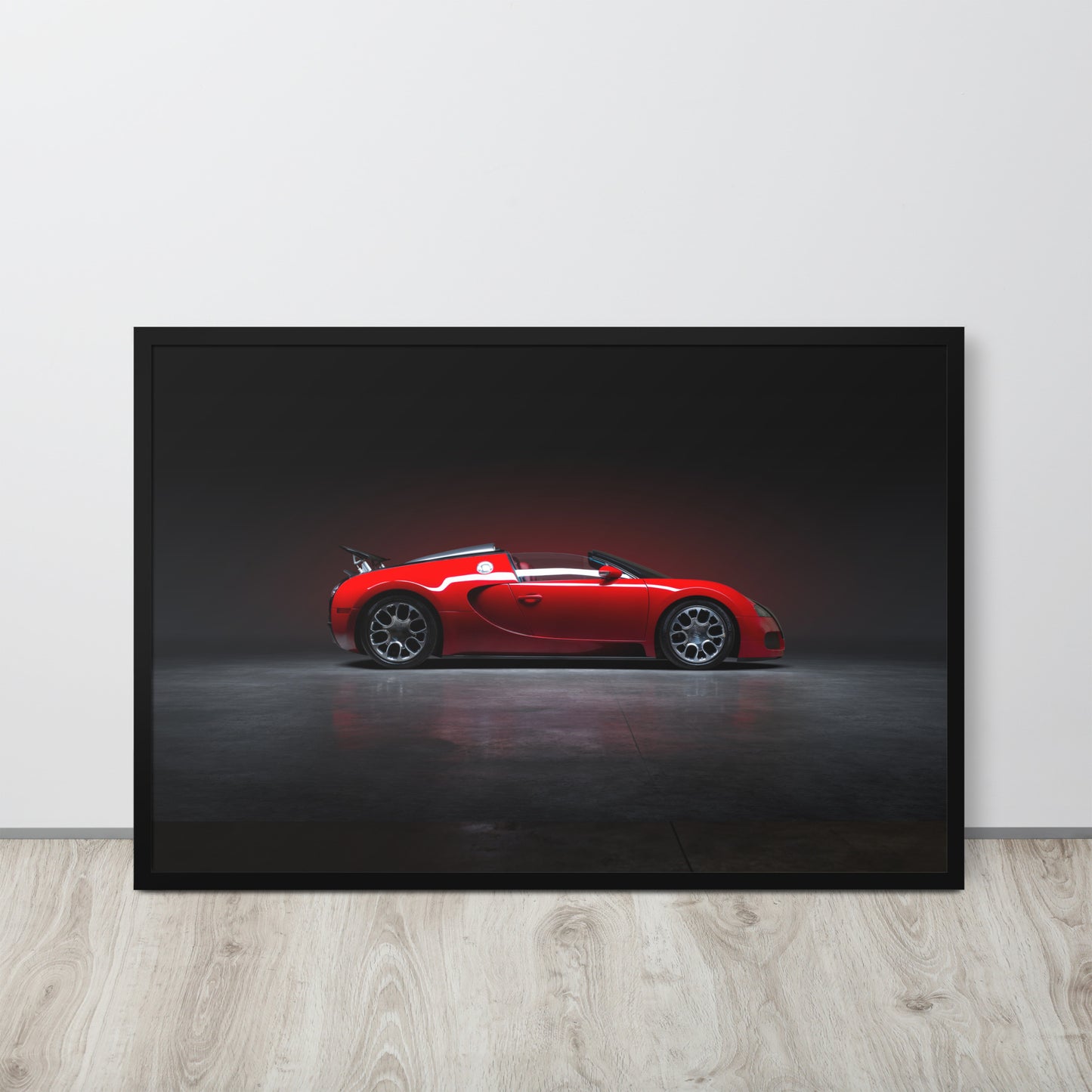 #2090F Bugatti Veyron Framed Print