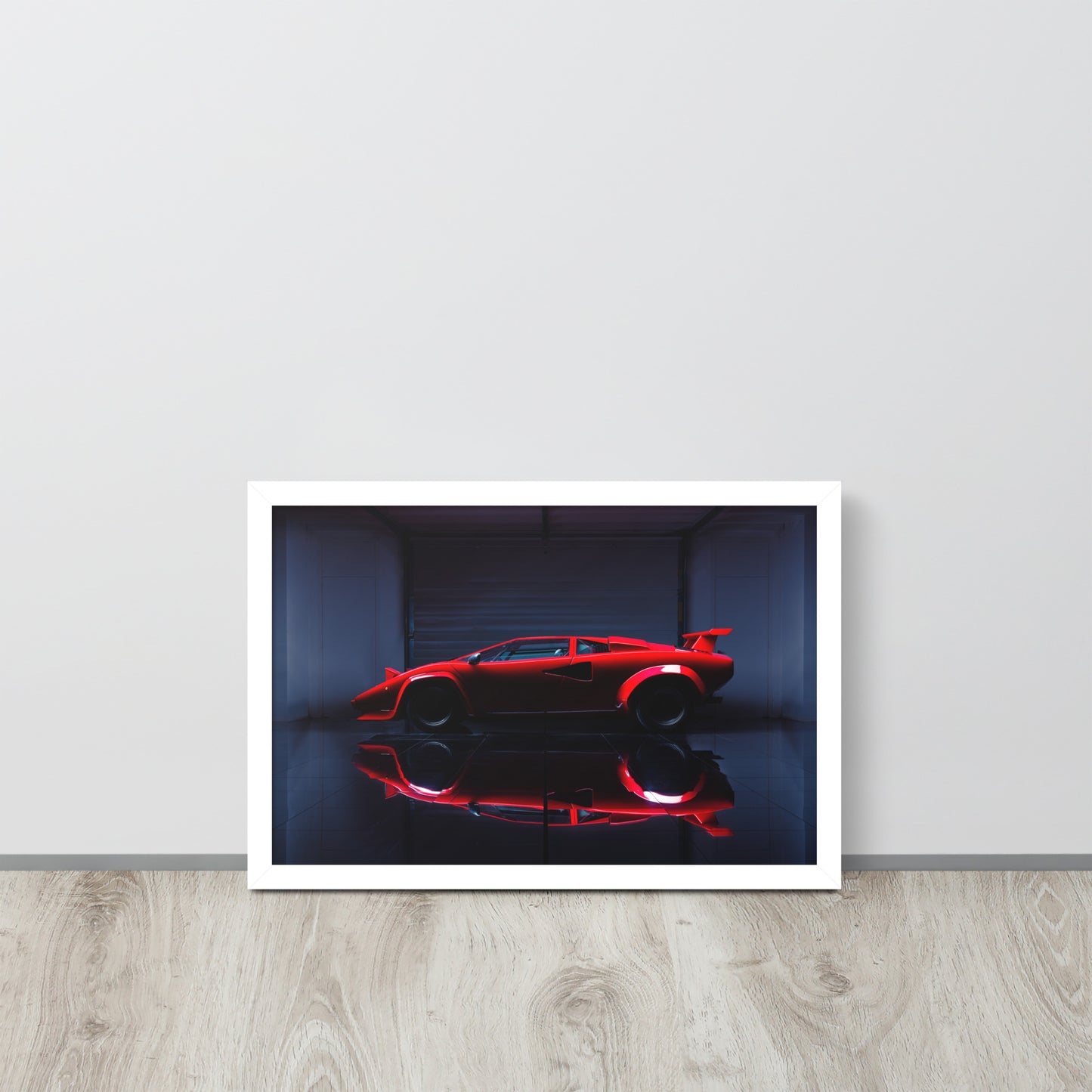 #1989F - Lamborghini Countach Framed Print