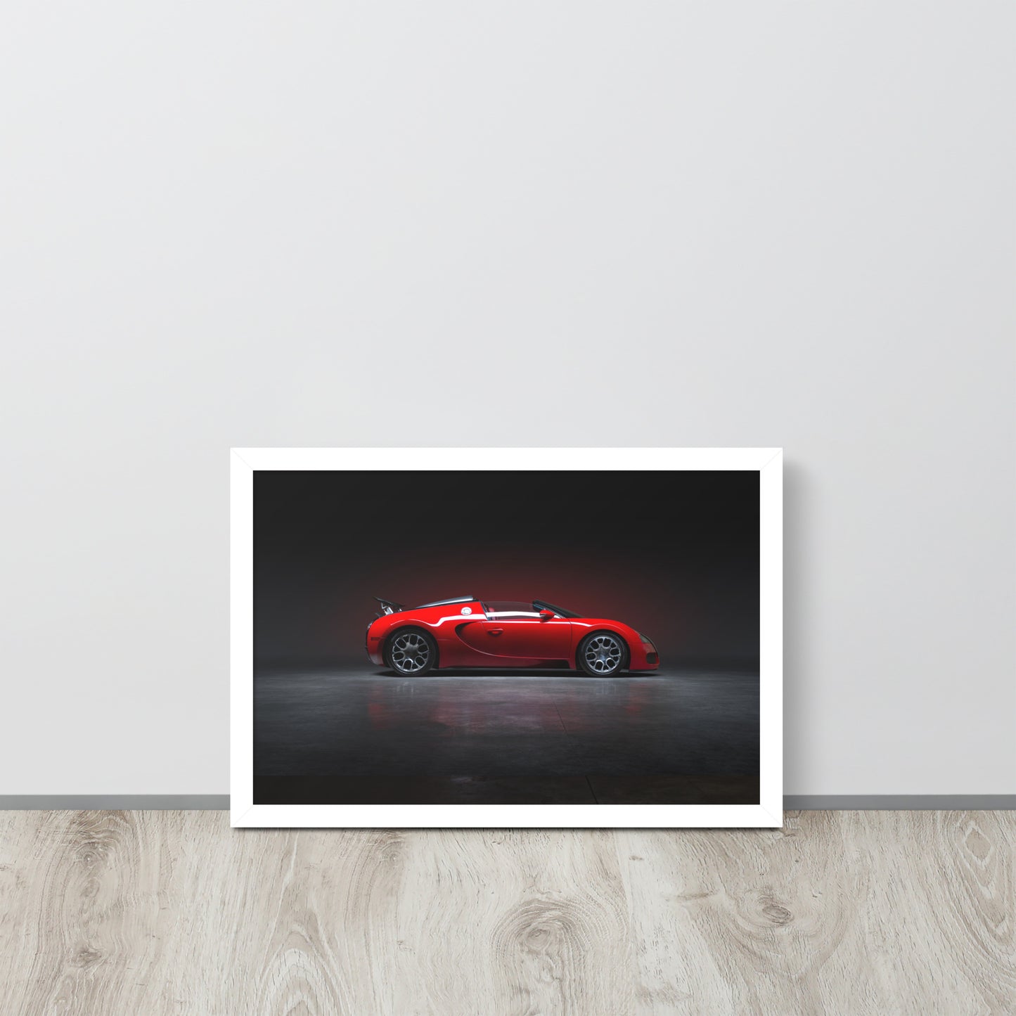 #2090F Bugatti Veyron Framed Print