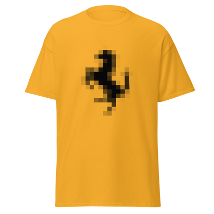 Pixelating Horse (black) - Unisex T-shirt