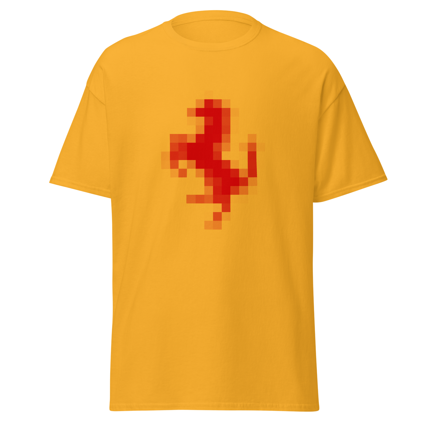 Pixelating Horse (red) - Unisex T-shirt