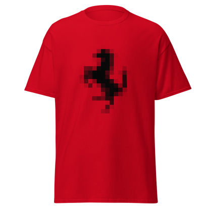 Pixelating Horse (black) - Unisex T-shirt